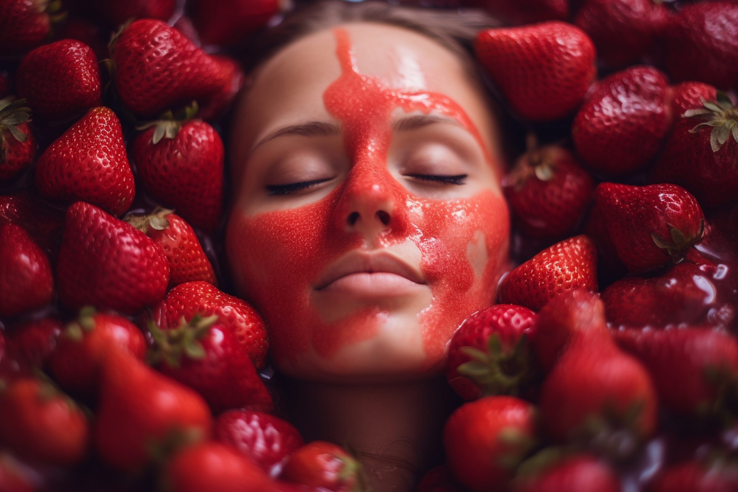 strawberry-face-mask-applied-persons-face-spa-day